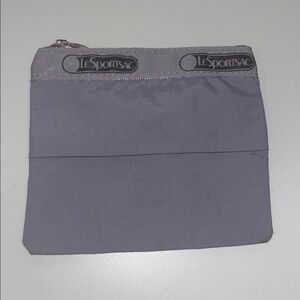 LeSportsac Silver Color Coin Pouch / preowned